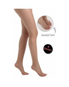 Nylon Strumpfhose Zehenfrei